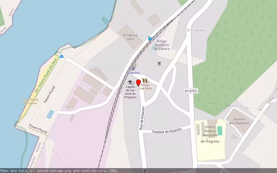 Mapa de Subasta Inmueble (Vivienda) en Catoria, Pontevedra