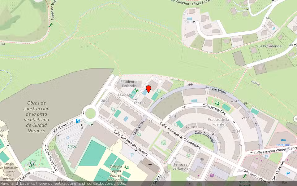 Mapa de Subasta Inmueble (Vivienda) en Oviedo, Asturias