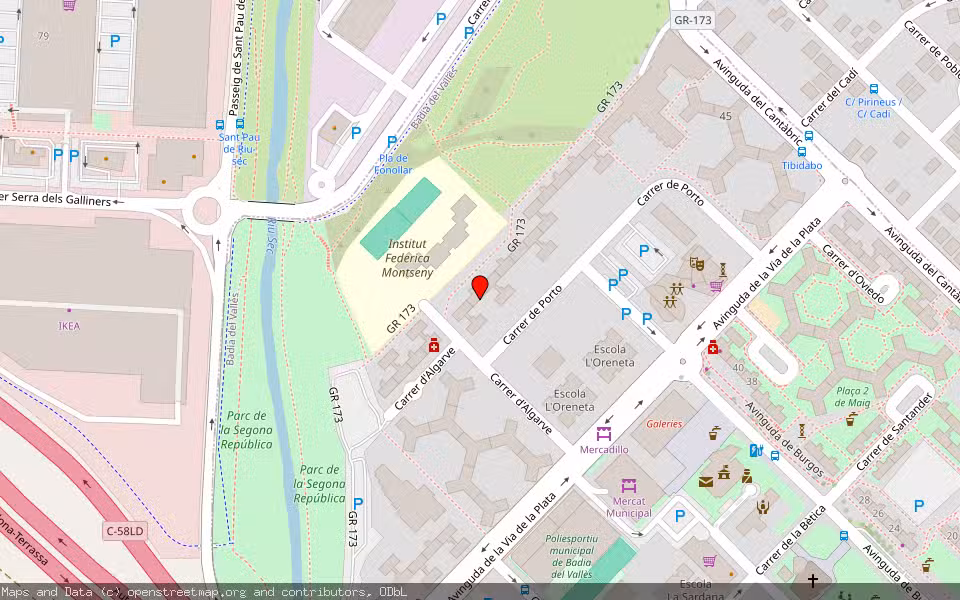 Mapa de Subasta Inmueble (Vivienda) en Badia Del Vallès, Barcelona