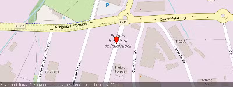 Mapa de Subasta de Inmueble (Vivienda) en Palafrugell, Gerona (Girona) 