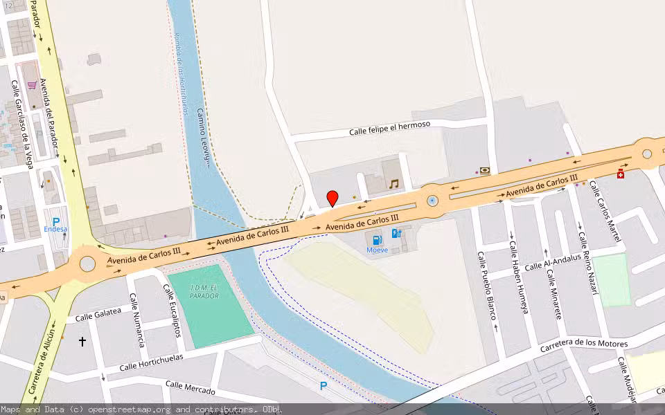 Mapa de Subasta Inmueble (Garaje) en Roquetas De Mar, Almería