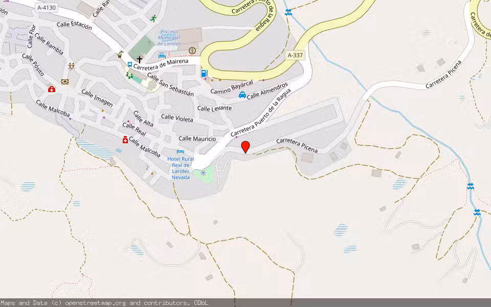 Mapa de Subasta Inmueble (Otros) en Laroles, Granada