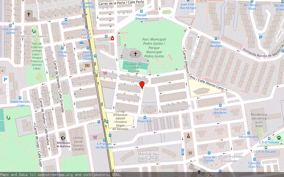 Mapa de Subasta Inmueble (Vivienda) en Alicante, Alicante/Alacant