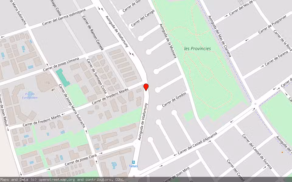 Mapa de Subasta Inmueble (Vivienda) en Cambrils, Tarragona