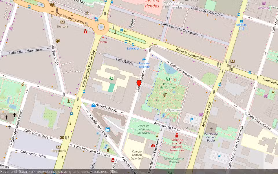 Mapa de Subasta Inmueble (Local comercial) en Logroño, La Rioja