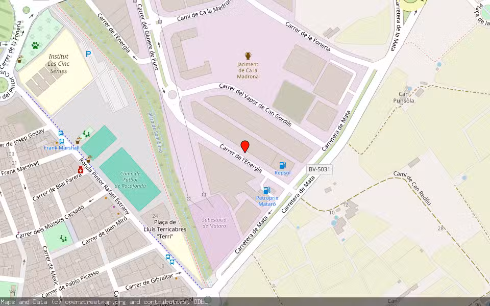 Mapa de Subasta Inmueble (Local comercial) en Mataró, Barcelona