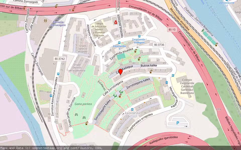 Mapa de Subasta Inmueble (Vivienda) en Bilbao, Bizkaia