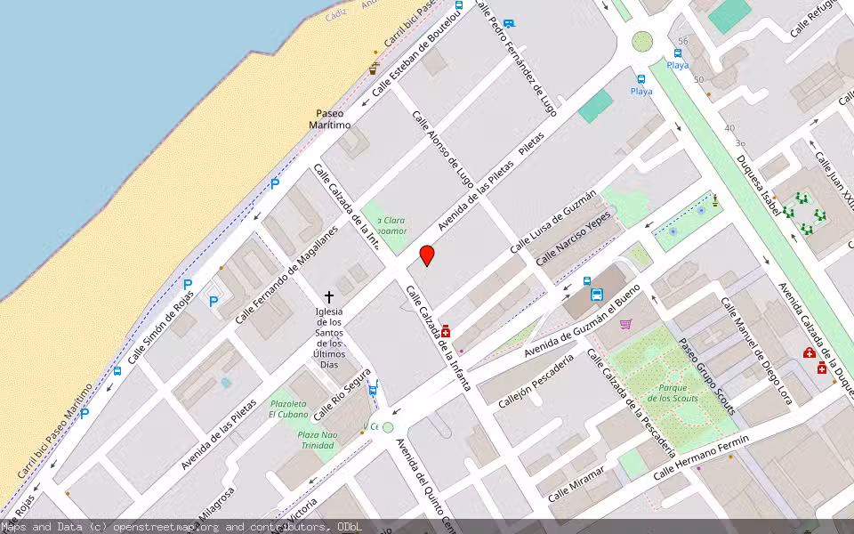 Mapa de Subasta Inmueble (Garaje) en Sanlúcar De Barrameda, Cádiz