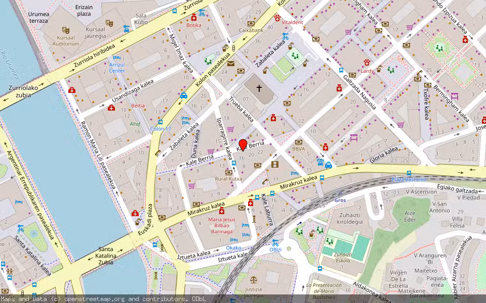 Mapa de Subasta Inmueble (Otros) en Donostia, Gipuzkoa