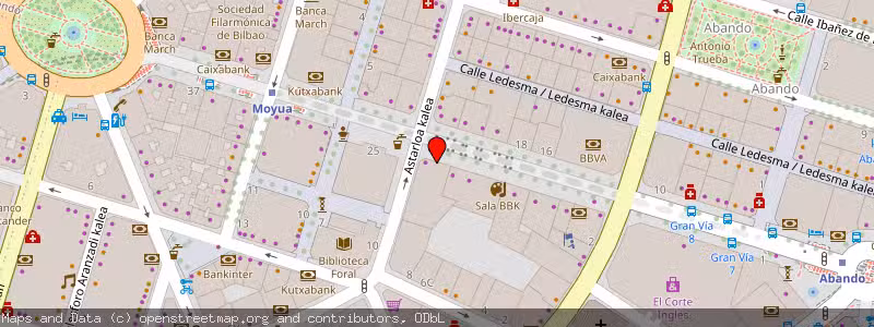 Mapa de Subasta de Inmueble (Local comercial) en Bilbao, Vizcaya (Bizkaia) 