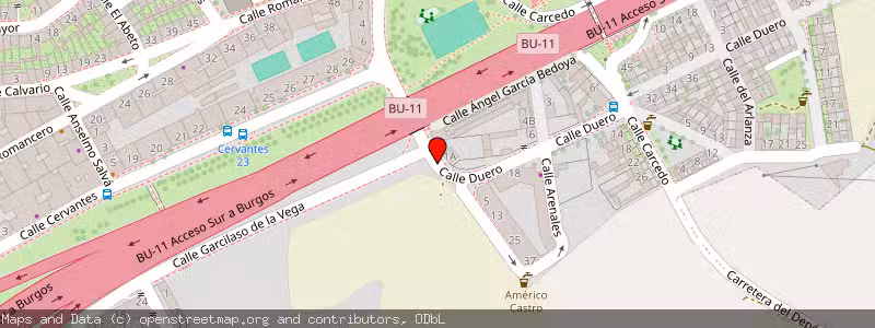 Mapa de Subasta de Inmueble (Otros) en Burgos, Burgos 