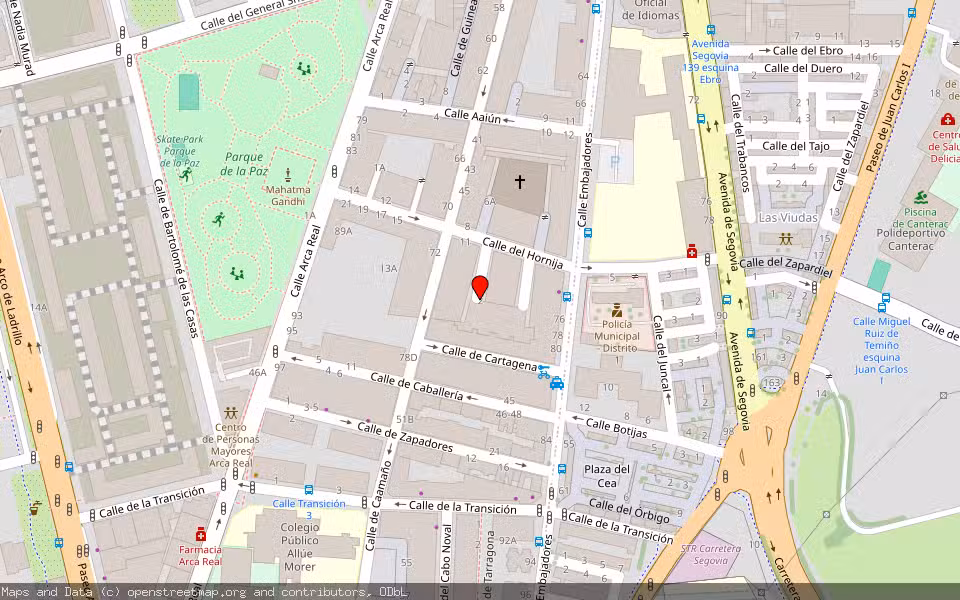 Mapa de Subasta Inmueble (Garaje) en Valladolid