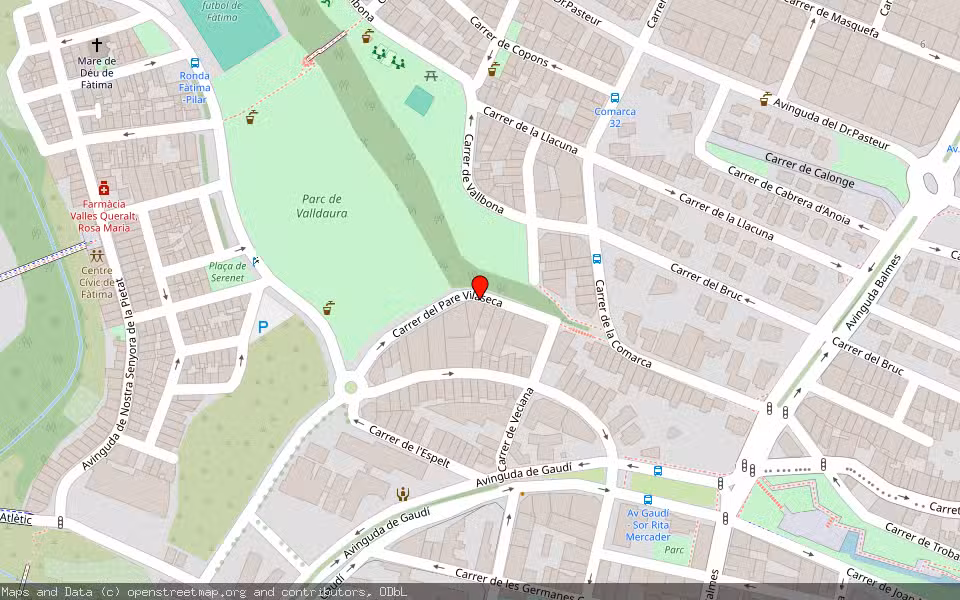 Mapa de Subasta Inmueble (Garaje) en Igualada, Barcelona