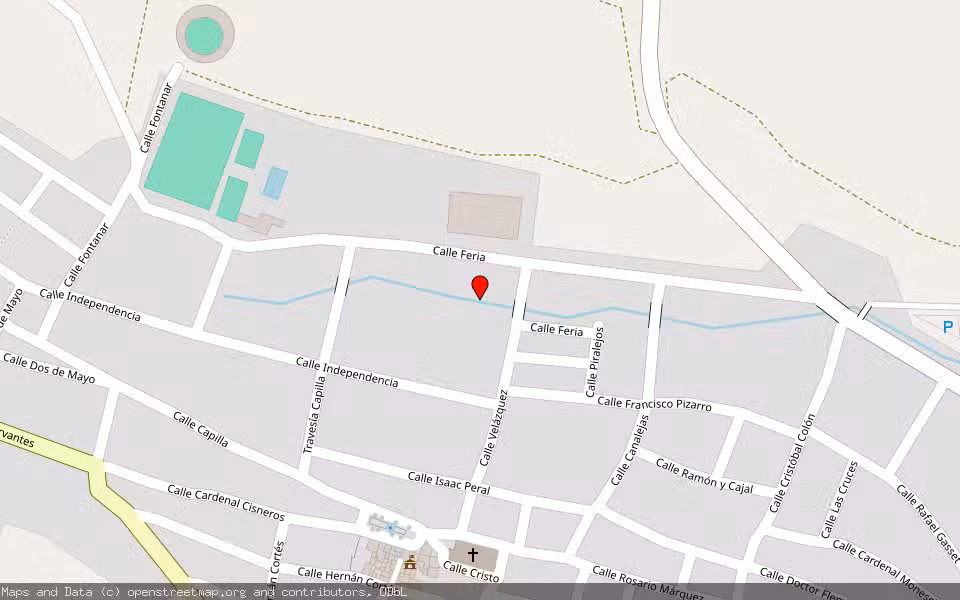 Mapa de Subasta Inmueble (Solar) en Chillon, Ciudad Real