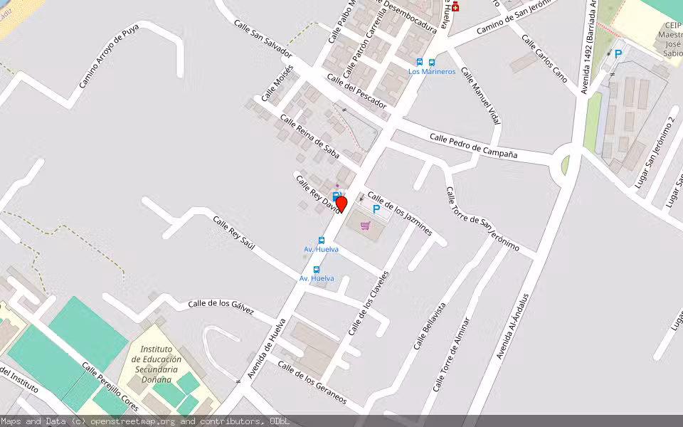 Mapa de Subasta Inmueble (Vivienda) en Sanlucar De Barrameda, Cádiz