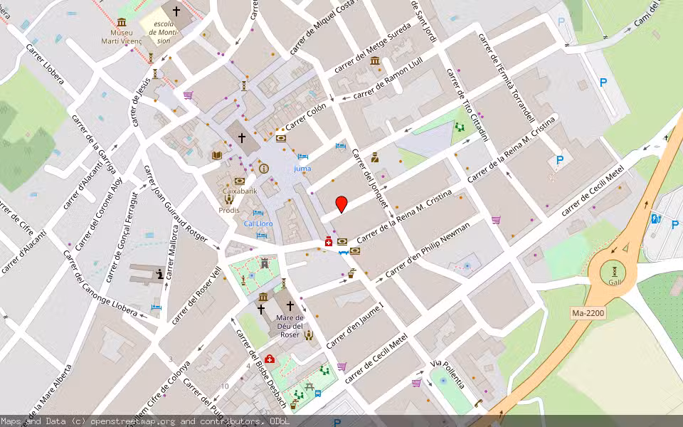 Mapa de Subasta Inmueble (Vivienda) en Gandia, Valencia/València