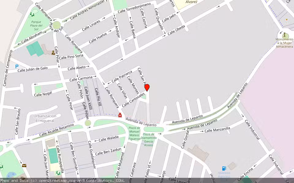 Mapa de Subasta Inmueble (Vivienda) en Mairena Del Alcor, Sevilla
