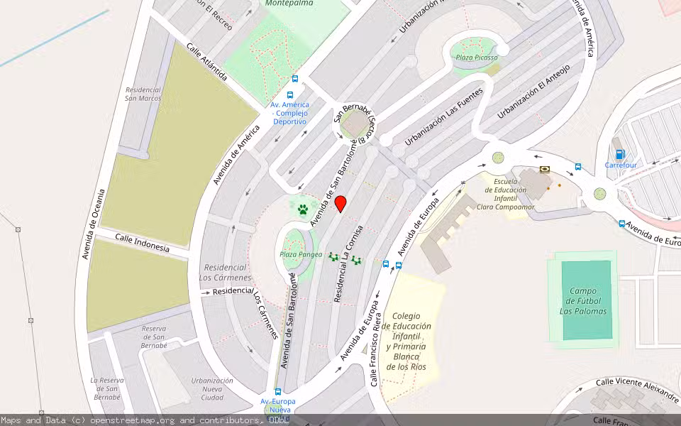 Mapa de Subasta Inmueble (Vivienda) en Algeciras, Cádiz