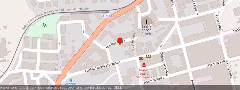Mapa de Subasta de Inmueble (Trastero) en Zaldibar, Vizcaya (Bizkaia) 