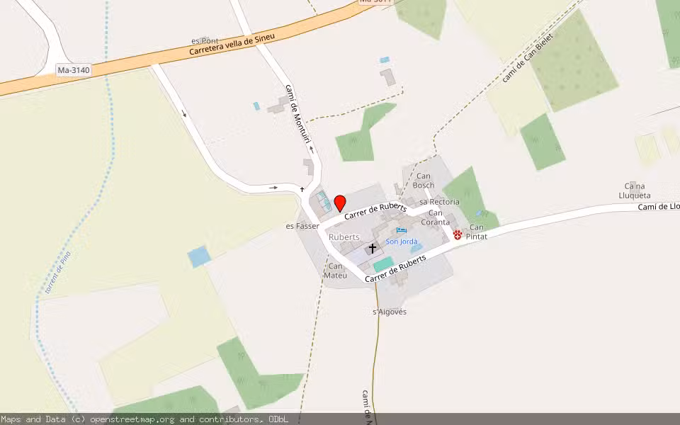 Mapa de Subasta Inmueble (Vivienda) en Sencelles, Illes Balears