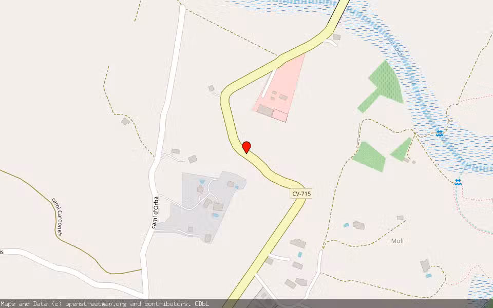 Mapa de Subasta Inmueble (Otros) en Parcent, Alicante/Alacant