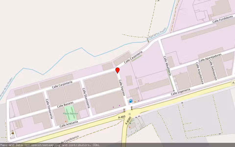 Mapa de Subasta Inmueble (Nave industrial) en Guillena, Sevilla