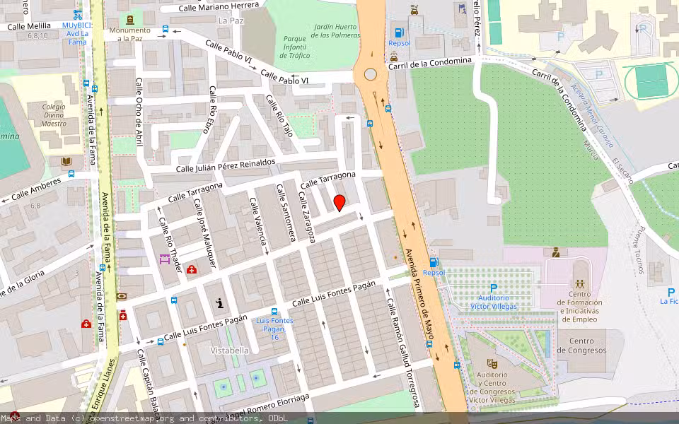 Mapa de Subasta Inmueble (Vivienda) en Murcia