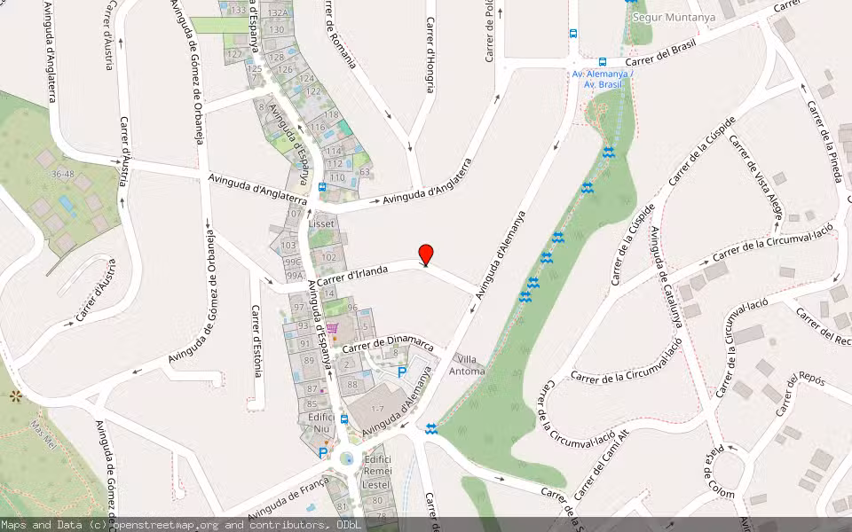 Mapa de Subasta Inmueble (Otros) en Segur De Calafell, Tarragona