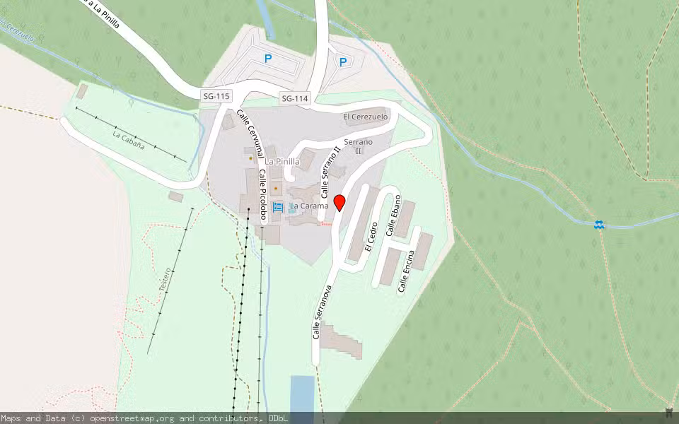 Mapa de Subasta Inmueble (Otros) en Cerezo De Arriba, Segovia