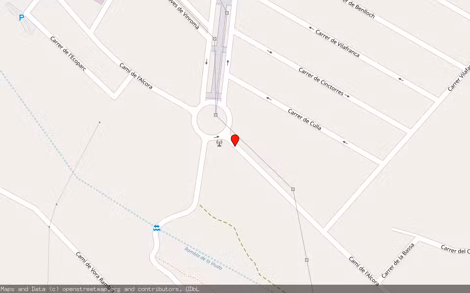 Mapa de Subasta Inmueble (Finca rústica) en Almassora, Castellón/Castelló