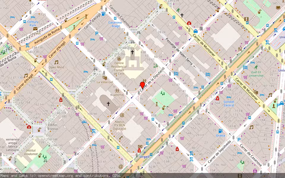 Mapa de Subasta Inmueble (Otros) en Barcelona