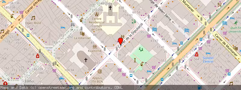 Mapa de Subasta de Inmueble (Otros) en Barcelona, Barcelona 