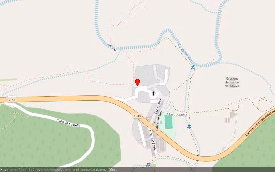 Mapa de Subasta Inmueble (Vivienda) en Vandellos, Tarragona