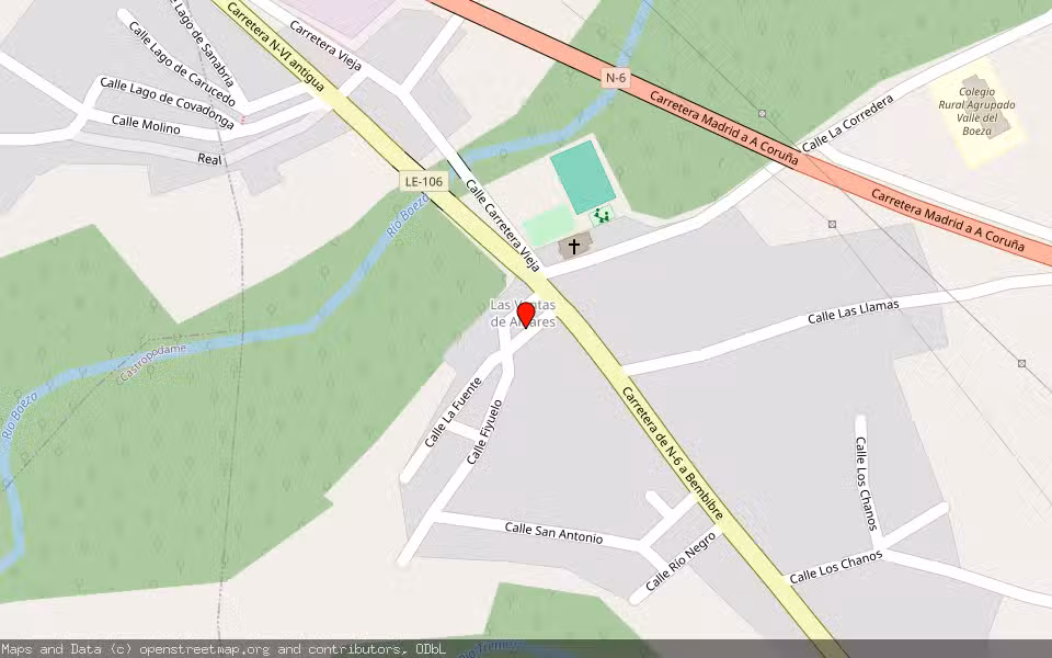 Mapa de Subasta Inmueble (Vivienda) en Torre Del Bierzo, León