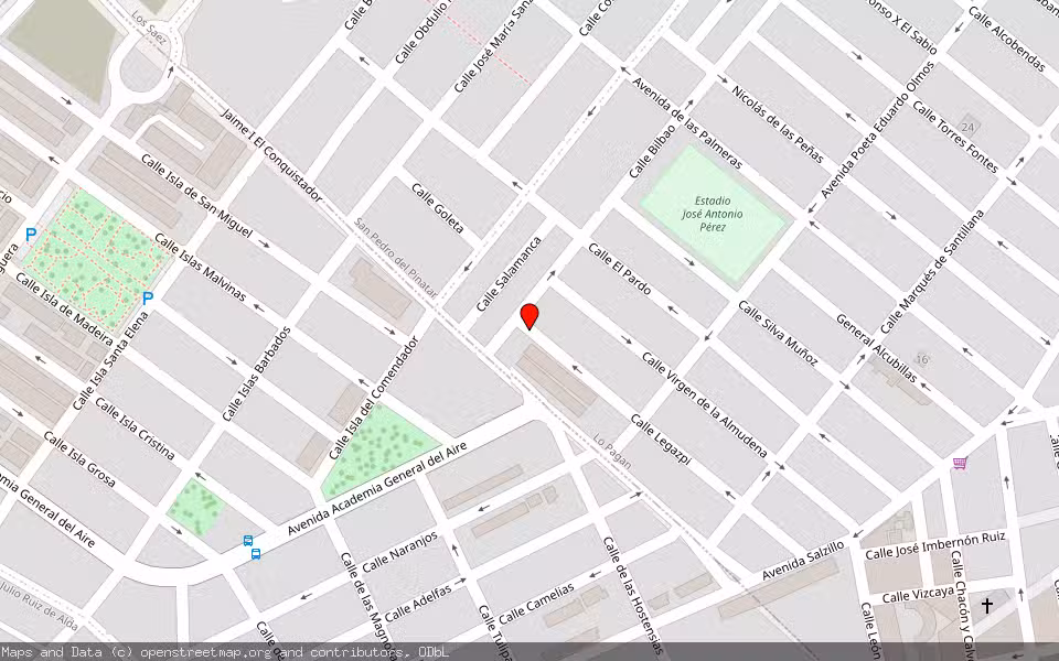 Mapa de Subasta Inmueble (Vivienda) en San Pedro Del Pinatar, Murcia
