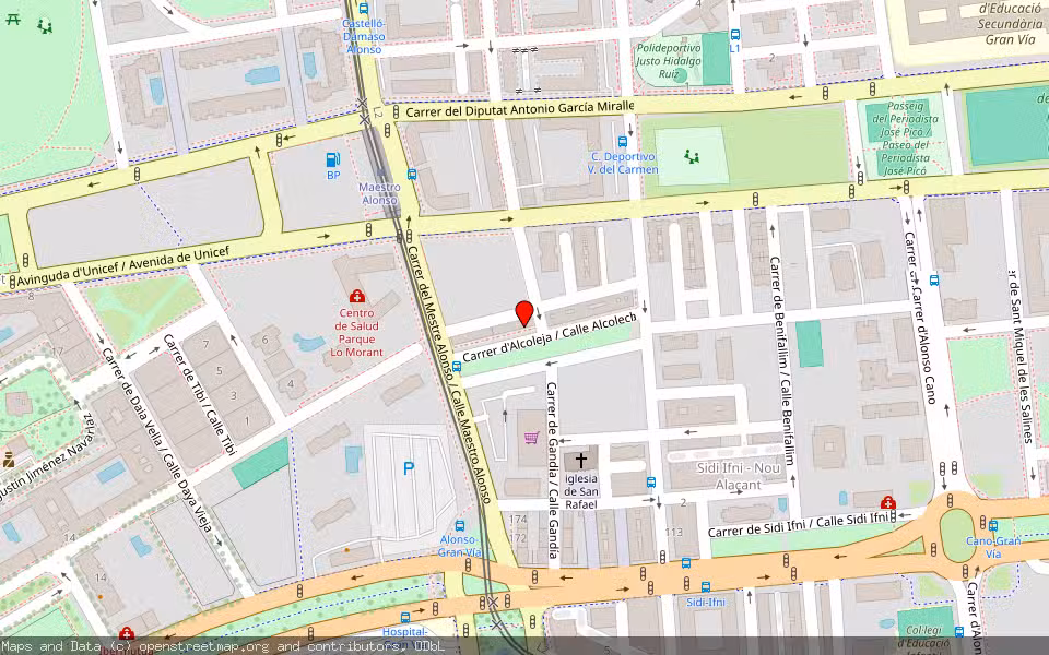 Mapa de Subasta Inmueble (Local comercial) en Alacant-alicante, Alicante/Alacant