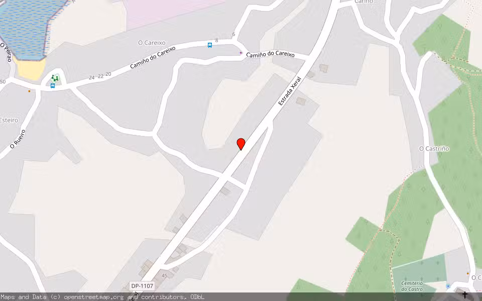 Mapa de Subasta Inmueble (Vivienda) en Boiro, A Coruña