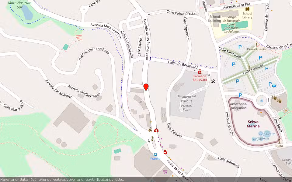 Mapa de Subasta Inmueble (Vivienda) en Benalmadena, Málaga