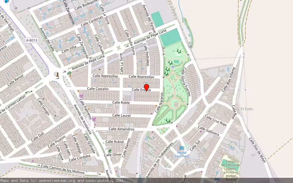 Mapa de Subasta Inmueble (Finca rústica) en Burguillos, Sevilla