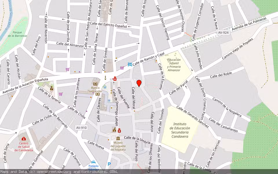 Mapa de Subasta Inmueble (Vivienda) en Candeleda, Ávila