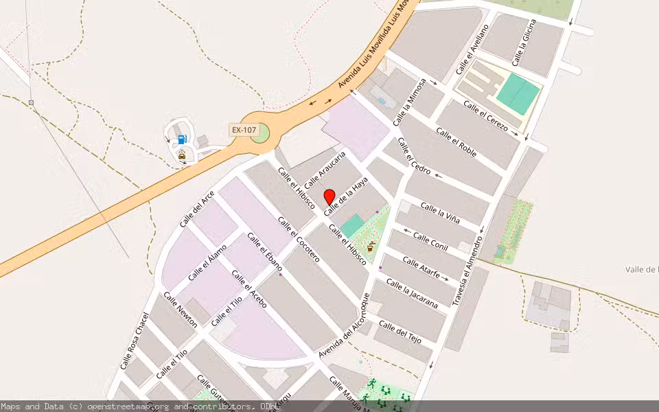 Mapa de Subasta Inmueble (Vivienda) en Badajoz