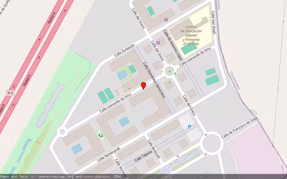 Mapa de Subasta Inmueble (Vivienda) en Seseña, Toledo