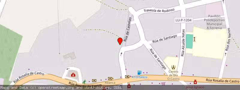 Mapa de Subasta de Inmueble (Finca rústica) en Castroverde, Lugo 
