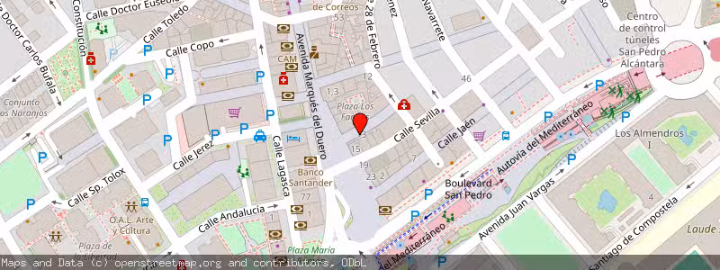 Mapa de Subasta de Inmueble (Local comercial) en Marbella, Málaga 