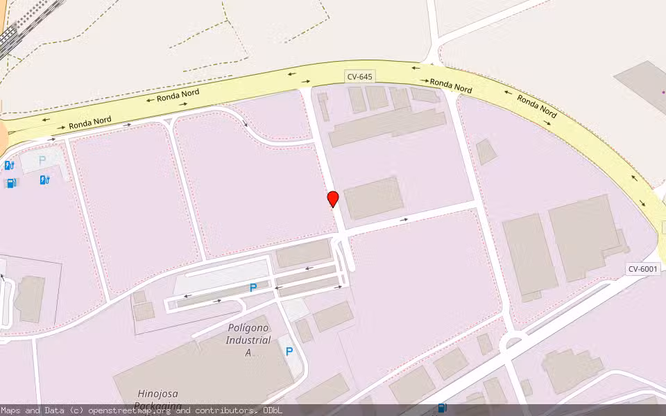 Mapa de Subasta Inmueble (Nave industrial) en Xativa, Valencia/València