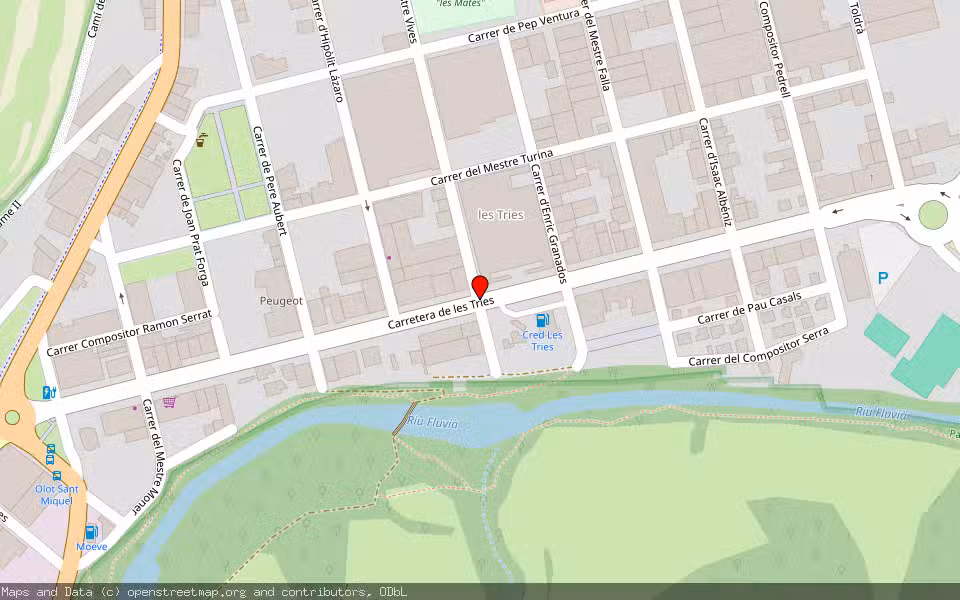 Mapa de Subasta Inmueble (Trastero) en Olot, Girona