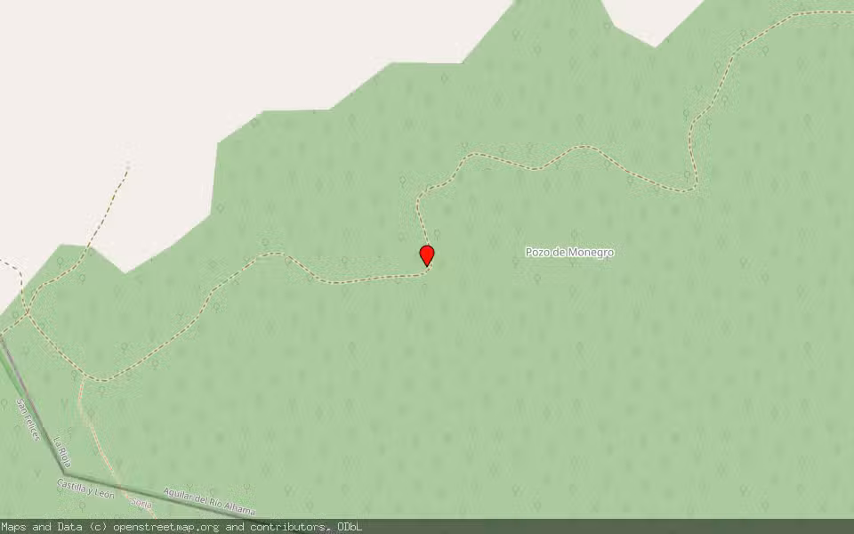 Mapa de Subasta Inmueble (Finca rústica) en San Felices, Soria
