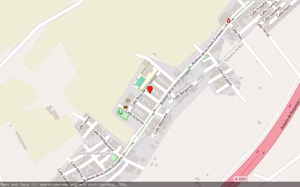 Mapa de Subasta Inmueble (Vivienda) en Vicar, Almería