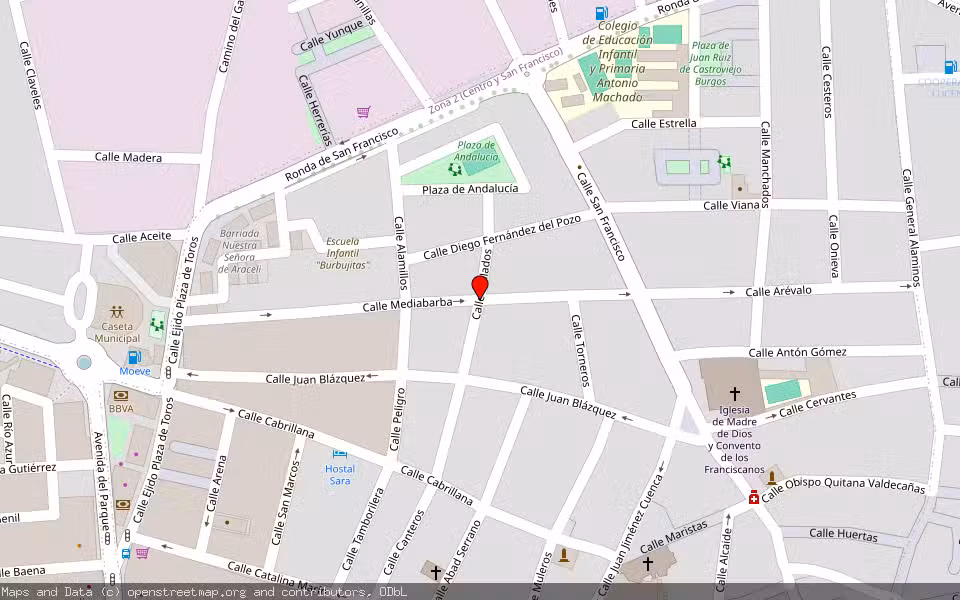 Mapa de Subasta Inmueble (Vivienda) en Lucena, Córdoba