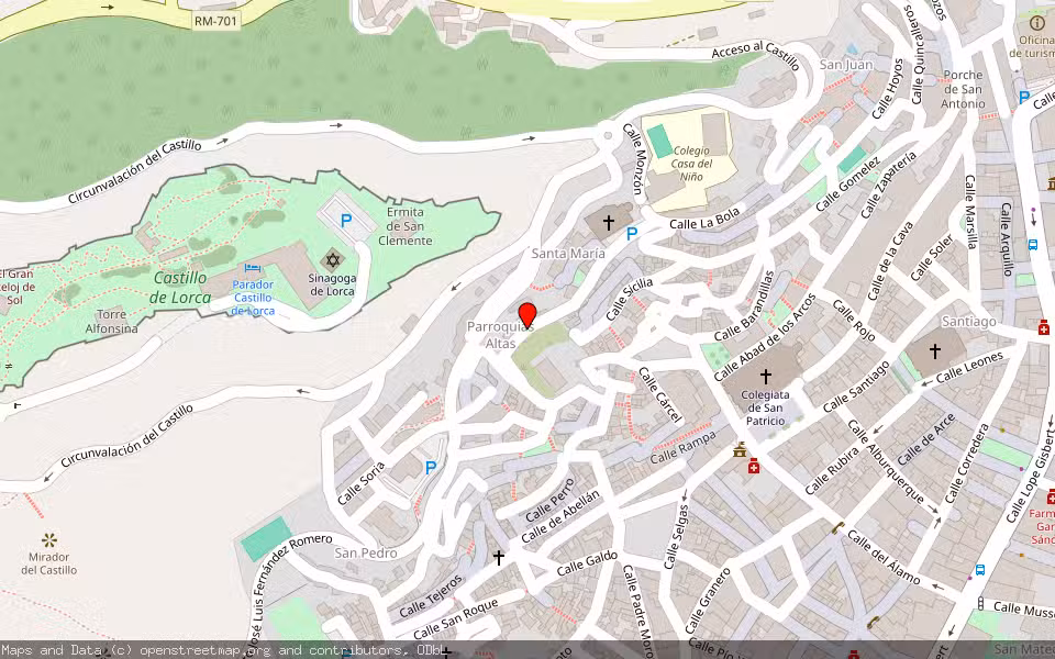 Mapa de Subasta Inmueble (Vivienda) en Lorca, Murcia